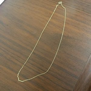 Gold plated necklace